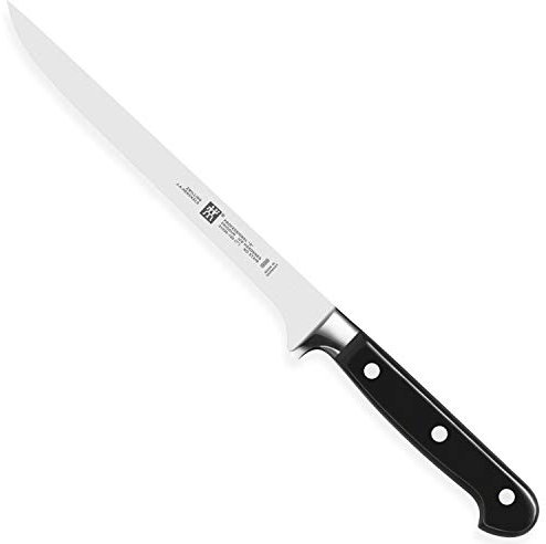 ZWILLING Professional S Filiermesser, Klingenlänge: 18 cm, Schmales Klingenblatt, Rostfreier Spezialstahl/Kunststoff-Griff mit Nieten, Schwarz [Made in Germany]