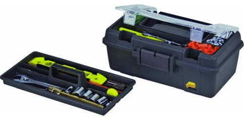 Plano 114002 CMPCT Werkzeugkasten, 33 cm (13 Zoll), Gemischt, Mehrfarbig/Meereswellen (Ocean Tides), One Size