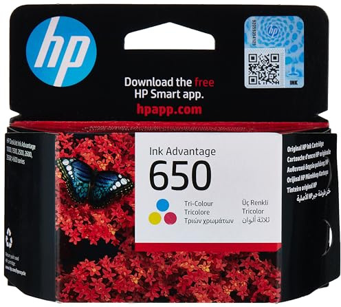 HP CZ102AE#302 650 Tintenpatrone Standardkapazität 200 Seiten Multi tag, dreifarbig, color