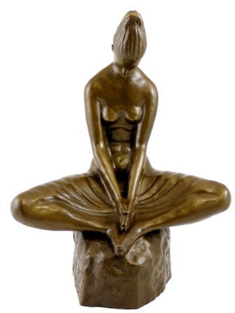 Kunst & Ambiente - Moderne Bronzefigur - Vestal Virgin - signiert - Ivan Mestrovic Skulptur - Figur - Kroatischer Bildhauer und Architekt