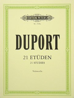 Musikverlag C.F. Peters Ltd. & Co. KG 21 ETUEDEN - arrangiert für Violoncello [Noten/Sheetmusic] Komponist: DUPORT Jean Louis