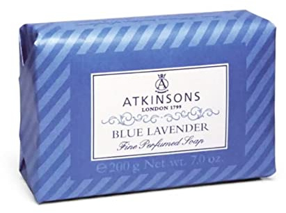 12 X ATKINSONS BLUE LAVENDER Sapone Solido per la cura e la pulizia del corpo