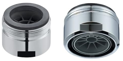 Schläfer 1800016 | Aeratore Universale NEOSTRAHL adatto per Rubinetto Bassa Pressione del Bagno e Cucina con Rompigetto Miscelatore e Filetto Esterno M24X1 1 Pz.