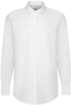 Seidensticker Herren Business-Hemd - Smokinghemd – Regular Fit – Bügelfrei – Kent Kragen - Kläppchenkragen - Langarm – Umschlagmanschette – 100% Baumwolle – Elegant & Klassisch