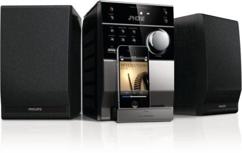 Philips DCM 1130 - Microcadena de 5W, negro