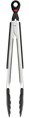 OXO SoftWorks 9-Inch Locking Tongs with Nylon Heads