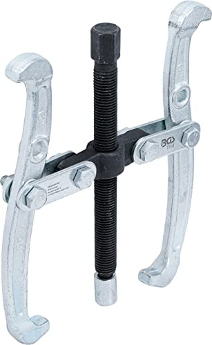 BGS 7716 | Außen-/Innenabzieher, 2-armig | 25-195 mm | umsteckbar | Spindellänge 175 mm | Spanntiefe 150 mm | Hakenfußtiefe 9,5 mm | Hakenlänge 27,5 mm | geschmiedet