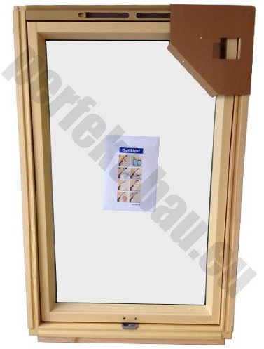 BLITZVERSAND!!! 78x118 Fakro Optilight Dachfenster mit Eindeckrahmen Schwingfenster aus Holz