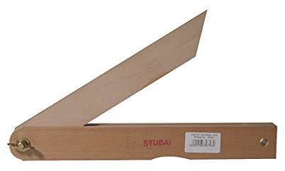 Stubai 344050 Squadra Falsa in Legno per Hobbisti, 300 mm