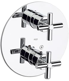Roca Loft - grifo termostático empotrable para baño o ducha . Griferías hidrosanitarias con montura cerámica. Ref. A5A0143C00