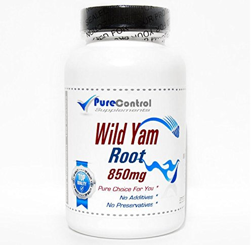Wild Yam Root 850mg // 100 Capsules // Pure // by PureControl Supplements