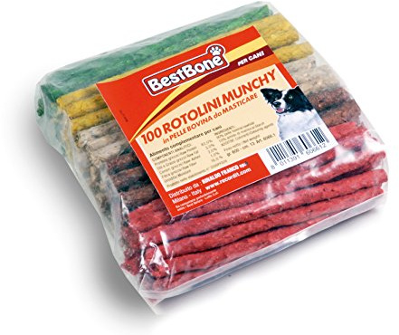 Palitos de colores Munchy 100 unidades, Snack para Perros