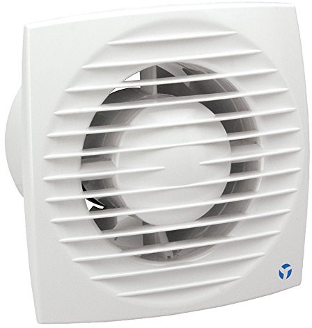 Extractor de Baño Airflow Aura 100T con Temporizador (2-30 min) – 100 mm/4, Eficiencia Energética 5.6 W, 14 l/s, Bajo SFP 0.33 W/L/s – Garantía de 2 Años