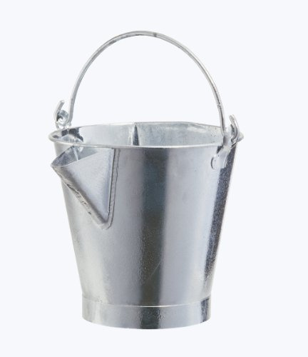 Eimer mit Ausguss und Maß-Skala feuerverzinkt 11 Liter