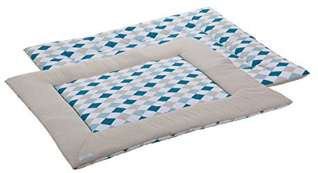 Little Dutch 5698 Laufgitter-Matte Mint-beige Motiv: Rauten