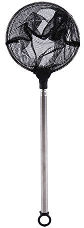 Yosoo Aquarium Retino Telescopico, Guadino con Braccio telescopico per Pesci d'acquario e gamberetti Rete da Pesca Rotonda per Acquario