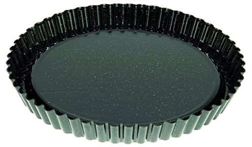 Riess, 0868-022, Obsttortenboden 30, CLASSIC - BACKFORMEN, Durchmesser 30 cm, Höhe 3.7 cm, Emaille, schwarz, Induktion