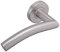 Vachette Poignée de Porte LC4 - Béquille sur Rosace Ronde Bec de Cane - pour Portes Épaisseur 30 à 48 mm - en Acier Inoxydable - Carré de 7 mm - Rosace Vendue Séparément - Garantie 2 Ans