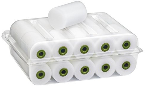 60 Stück Schaumstoff Lackrollen fein gerade 5cm - Lackierrollen - Schaum Lackrolle