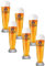 PAULANER BIER GLÄSER SET 6er 0,5 Liter NEU WEIZENBIER