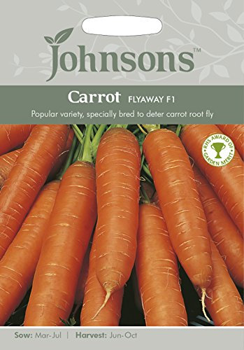 Johnsons 17245 Vegetable Seeds, Carrot Flyaway F1