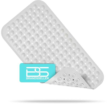 Brandsseller - Tappetino per Vasca da Bagno 70x38cm Anti Slip con Ventosa Miscela