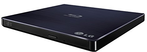 LG 6x BP50NB40 Ultra Slim Portable Blu-ray Writer with M-DISC Support, Mac OS X Compatible (Black, Retail Box)