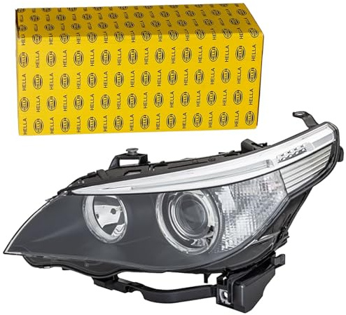 HELLA 1EL 163 079-001 Halogen/Bi-Xenon Scheinwerfer - BMW 5er (E60) | Kompatibel mit: BMW 5, 5 Touring