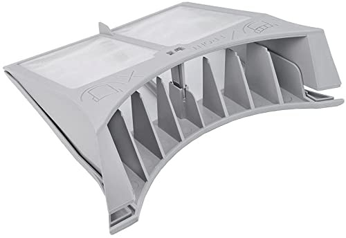 SPARES2GO Hinged Lint Screen/Fluff Filter for Crusader CT50V, CT51V Tumble Dryers (Grey)