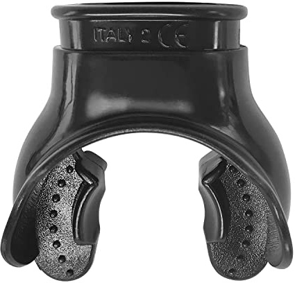 SCUBAPRO - Mundstück aus PVC, Supercomfort, Farbe: Schwarz
