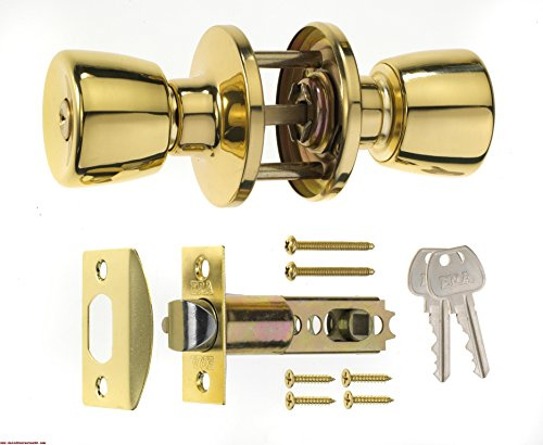ERA Brass Effect Complete Entrance Door Lock Set