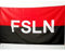 AZ FLAG Bandera del Frente SANDINISTA DE LIBERACIÓN Nacional 150x90cm para Palo - Bandera FSLN DE Nicaragua 90 x 150 cm