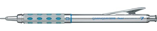 Pentel Graph Gear 1000 Automatic Drafting Pencil, 0.7mm Lead Size, Blue Barrel, 1 Each (PG1017C)