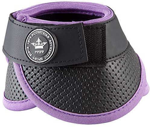 PFIFF 102042 Cloches à Sauter Rubi avec Fermeture Velcro Noir/Violet M