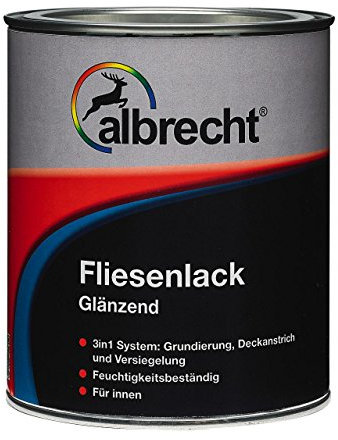 Albrecht Fliesenlack weiß glänzend 750ml