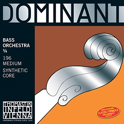 Thomastik Cuerdas para Contrabajo Dominant alma en nylon afinación Solista juego 3/4 para escala 1040-1060 mm / 41-41.7