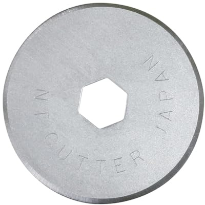 NT Cutter Lot de 2 lames rotatives 28 mm pour coupe-bordure rotative et grande coupe de tissu