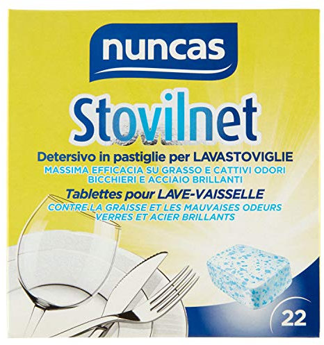 Nuncas Stovilnet - Detersivo in Pastiglie Lavastoviglie - 22 Pezzi
