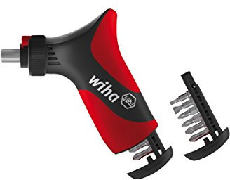 Wiha, Portainserti da 1/4 con cricchetto, 7 pz, 38915.0