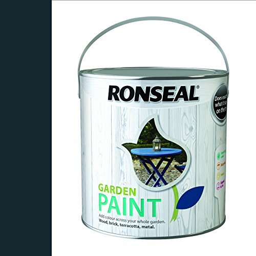 Ronseal RSLGPBLKB25L 2.5 Litre Garden Paint - Black Bird by Ronseal