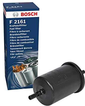 Bosch F2161 Filtro de Gasolina para Coche - Separa Partículas del Combustible, Protege el Sistema de Inyección