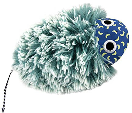 Petstages Nighttime Cuddle - Gosig Kattleksak - mus av plysch - med kattmynta - multi