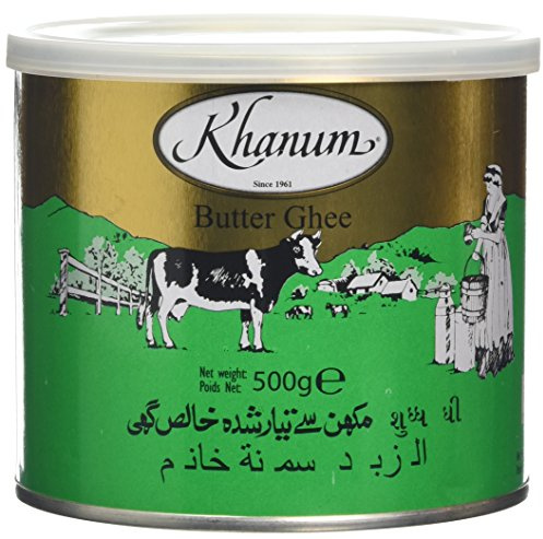 Khanum Pure Butter Ghee 500 g (Pack of 2)