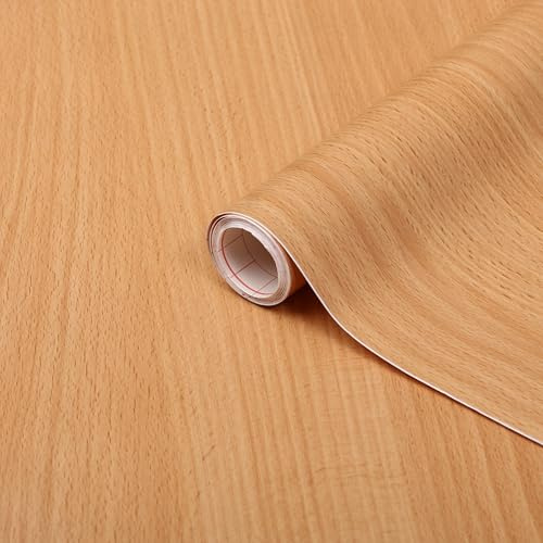 d-c-fix Möbel-Klebefolie Rotbuche 90 cm x 15 m Holzoptik Folie | abwaschbare und selbstklebende Deko-Folie für Küche, Schrank, Tisch & Fensterbank - modern & nachhaltig