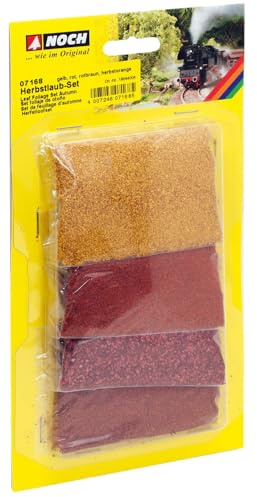 Noch 248267-62 Set Manto di Foglie Autunno, Giallo, Rosso, Marrone, Arancio