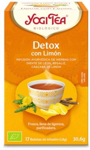 Yogi Tea Detox con Limone - 17 Bustine Filtro [30.6 gr]