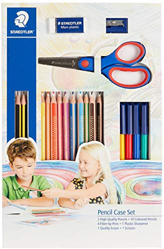 STAEDTLER 61 SET43 - Mäppchen Set mit Bastelschere