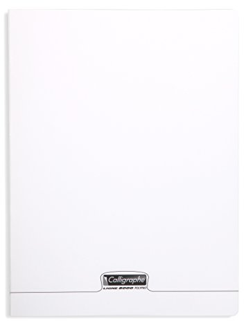 Calligraphe Clairefontaine ‎18170C - Heft Calligraphe, geheftet, DIN A4+, 24x32 cm, 24 Blatt blanko, 90g, Transparent, 1 Stück