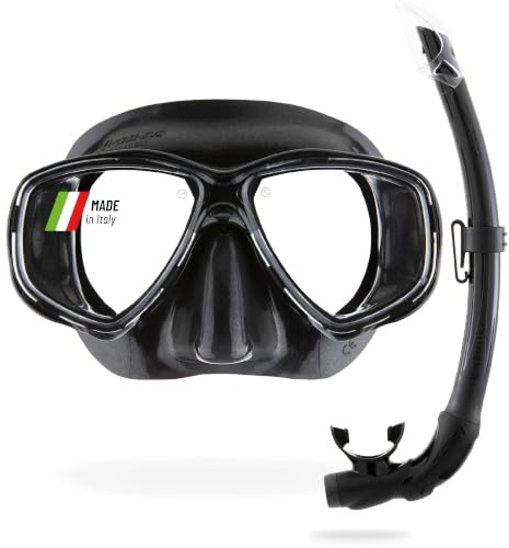 Cressi Marea - Maske oder Maske + Schnorchel Mexico für Tauchen und Schnorcheln, Einheitsgröße, Unisex