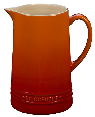 Le Creuset Stengods kanna, 1,5 l, 19,8 cm hög, 12,5 cm, vulkanisk